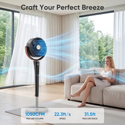 Pro Breeze Smart Oscillating Floor Fan