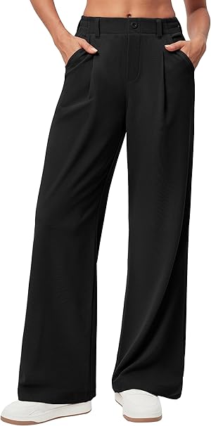 Elegant Flow High Waist Wide Leg Trousers
