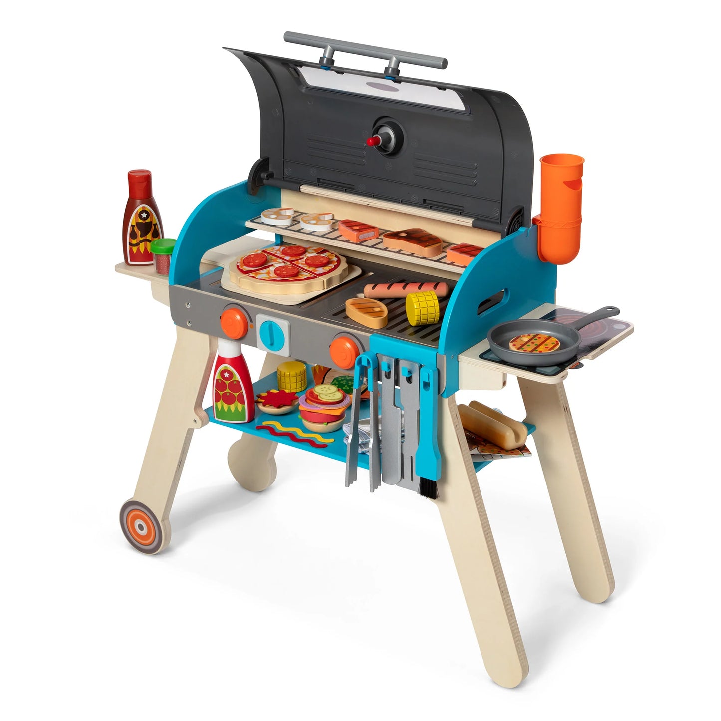 Interactive Pretend BBQ Kitchen Playset