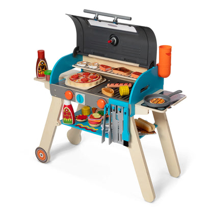 Interactive Pretend BBQ Kitchen Playset