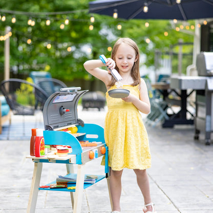 Interactive Pretend BBQ Kitchen Playset