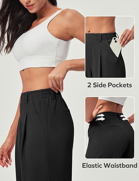Elegant Flow High Waist Wide Leg Trousers