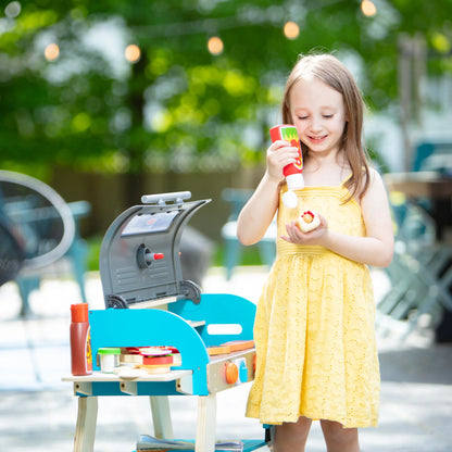 Interactive Pretend BBQ Kitchen Playset