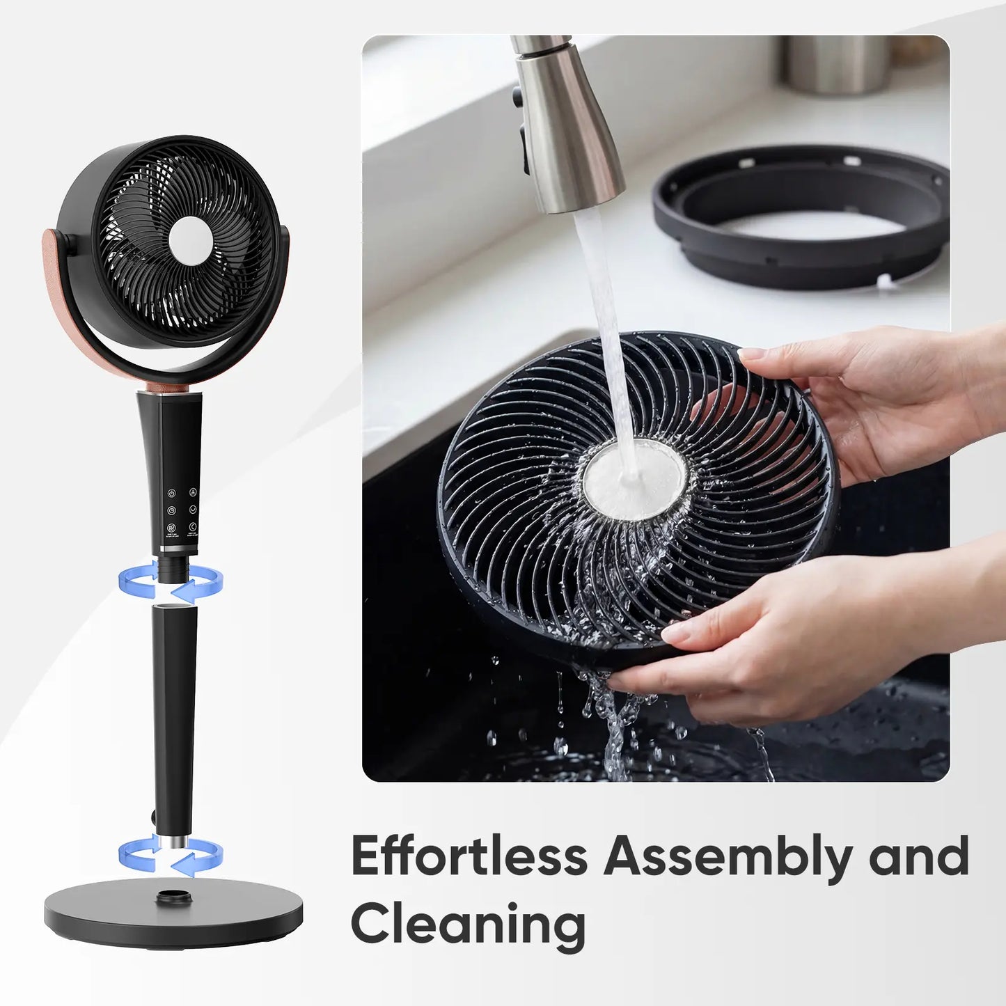 Pro Breeze Smart Oscillating Floor Fan