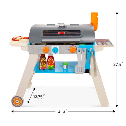 Interactive Pretend BBQ Kitchen Playset