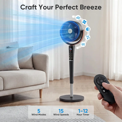 Pro Breeze Smart Oscillating Floor Fan