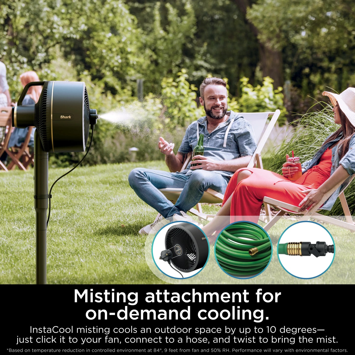 Premium Cordless Mist Cooling Fan