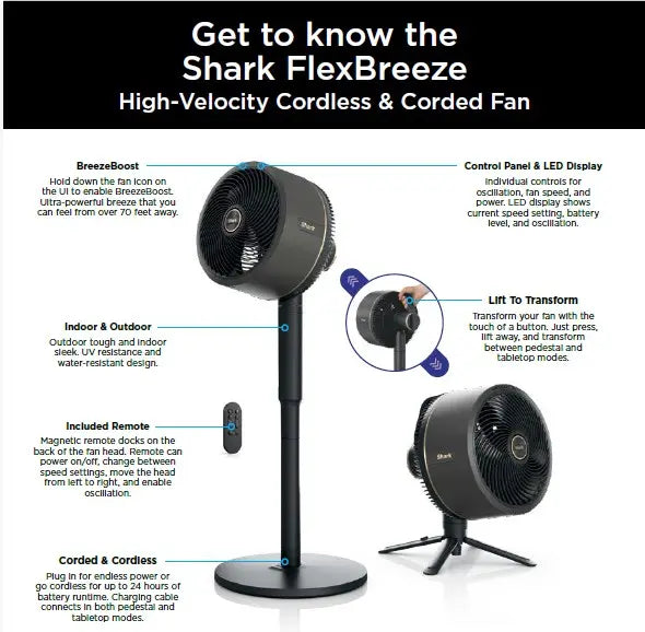 Premium Cordless Mist Cooling Fan