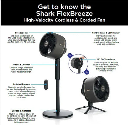 Premium Cordless Mist Cooling Fan